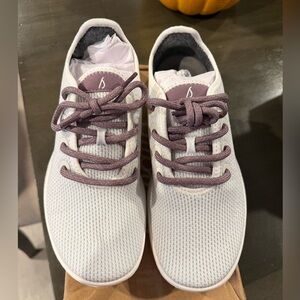 Allbirds Blizzard and Hanami Plum Tree Runners